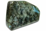 Flashy, Free-Standing Polished Labradorite - Madagascar #325158-1